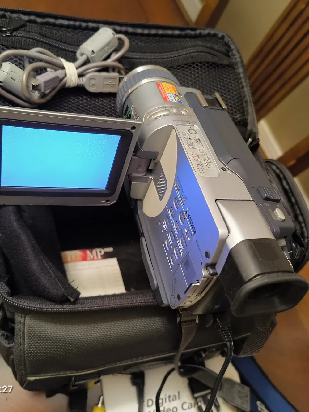 Sony Silver Digital Handycam 700x SteadyShot Camcorder
